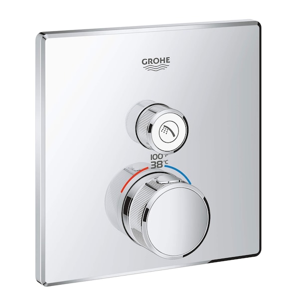 Grohtherm Smartcontrol Single Function Therm Trim, Brushed Nickel